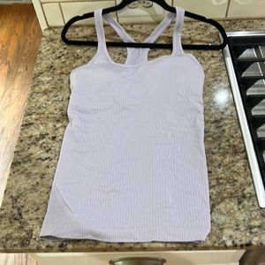 Lululemon tank top - size 6 (light purple)